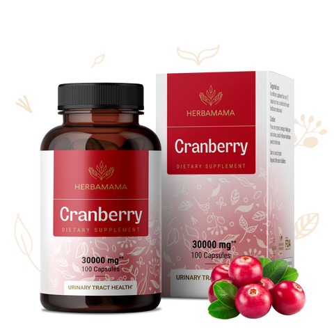 Cranberry Supplement - 100 Capsules