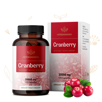 Cranberry Supplement - 100 Capsules