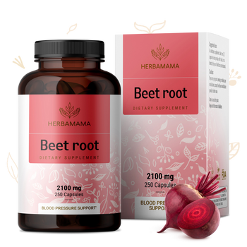 Beet Root Supplement - 250 Capsules