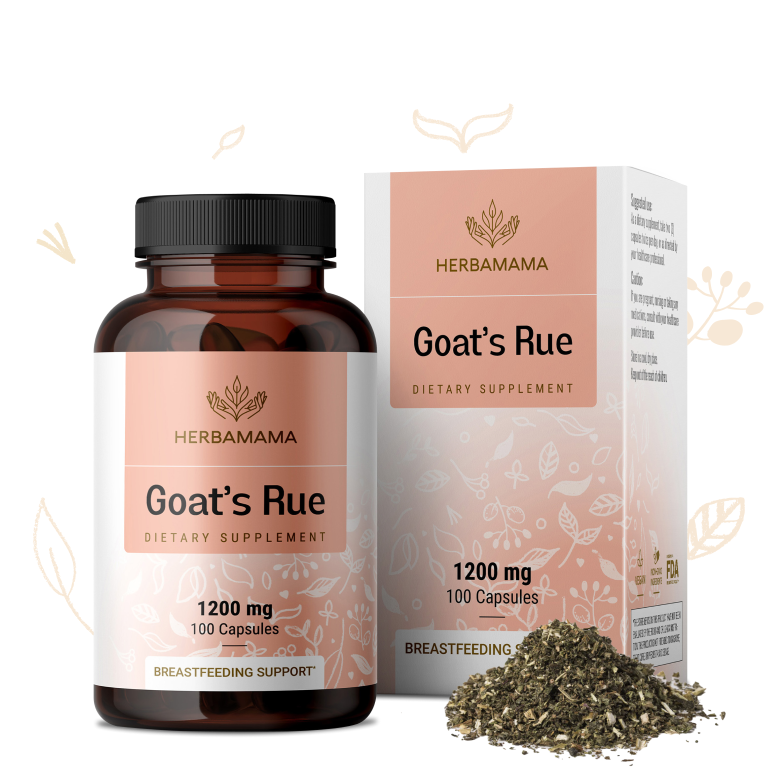 Goat's Rue Supplement - 100 Capsules – Herbamama