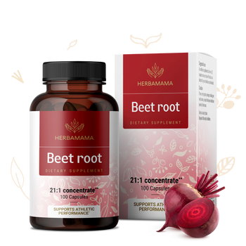 Beet Root Supplement - 100 Capsules