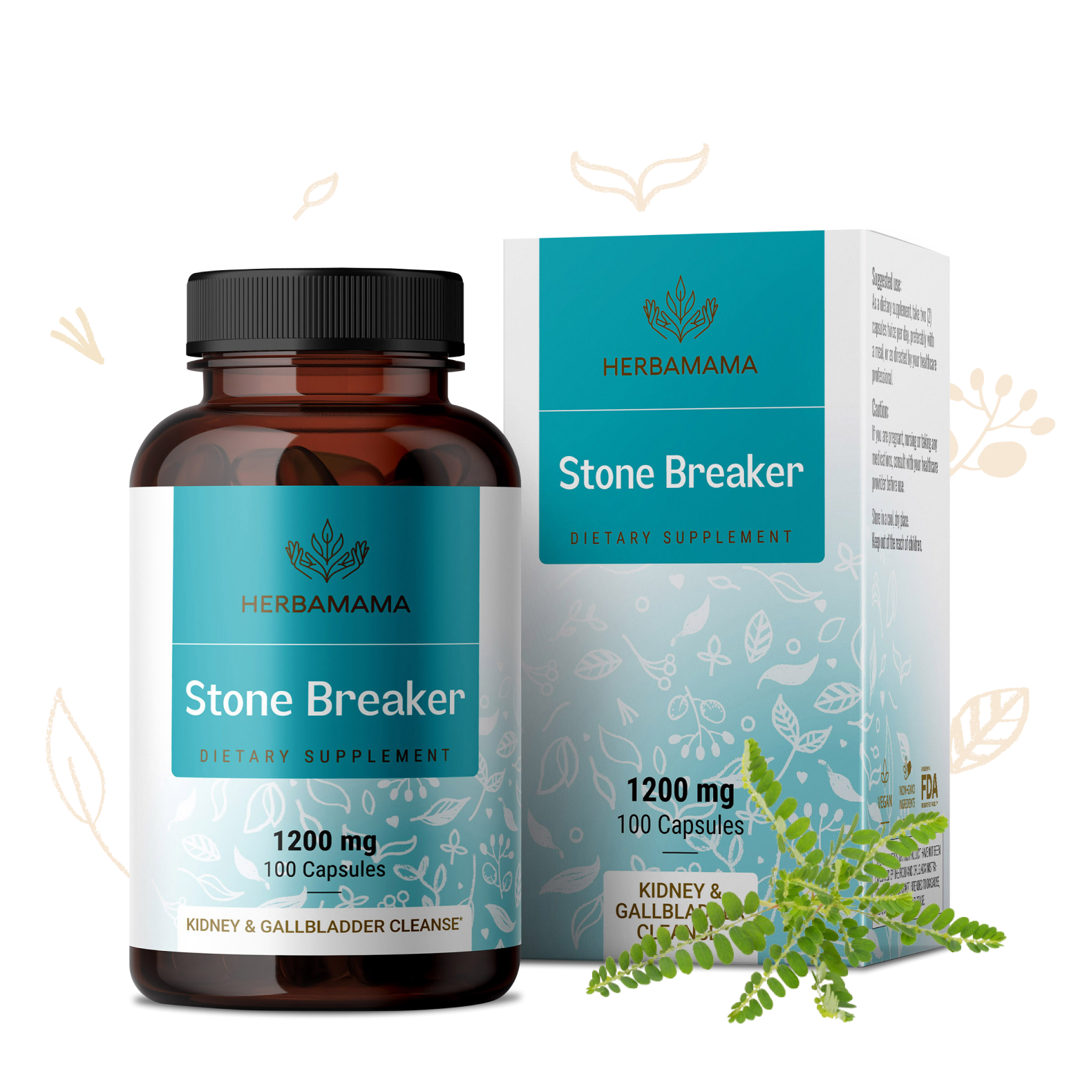 Stone Breaker Supplement - 100 Capsules