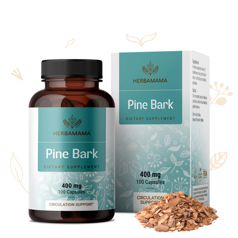 Pine Bark Supplement - 100 Capsules