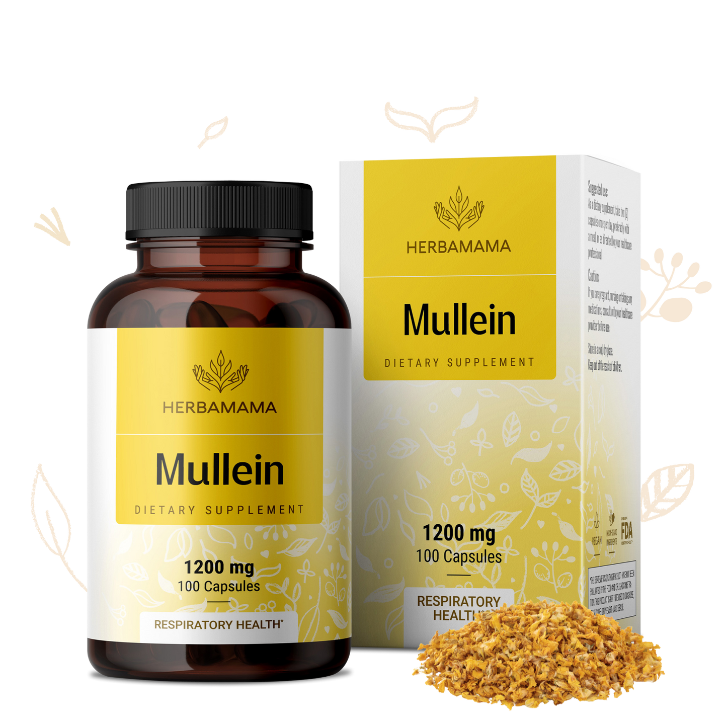 Mullein Supplement - 100 Capsules