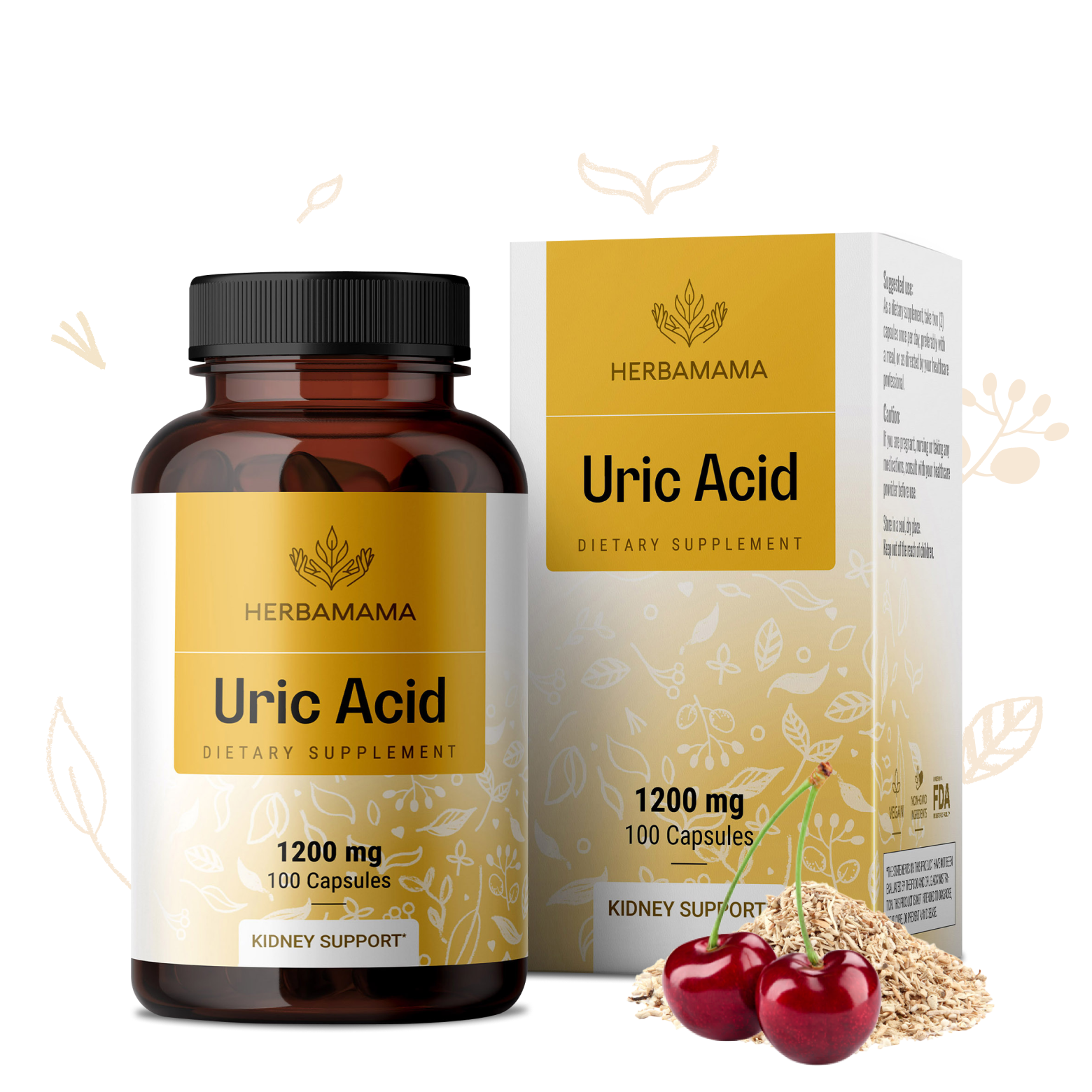 Uric Acid Supplement - 100 Capsules