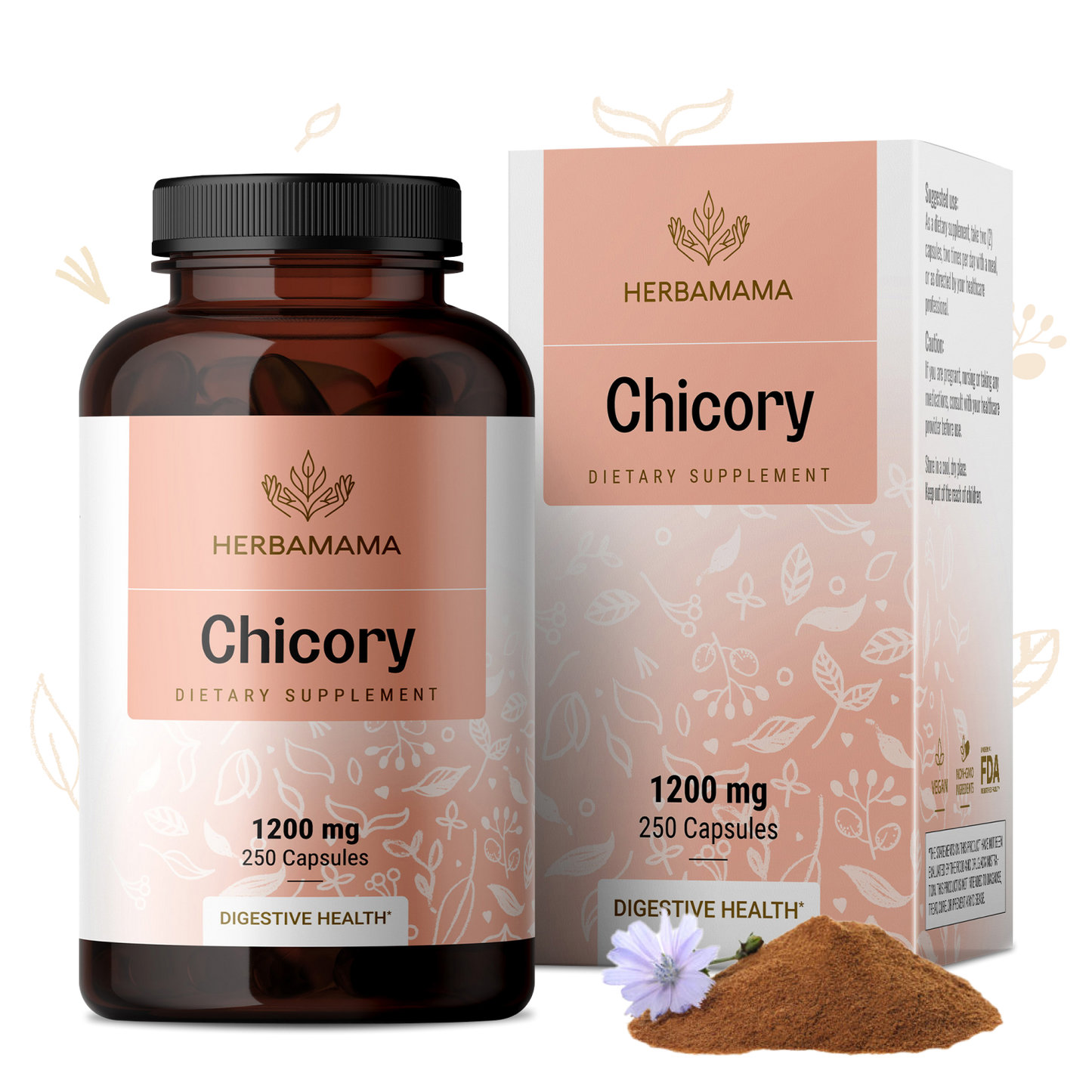 Chicory Supplement - 250 Capsules
