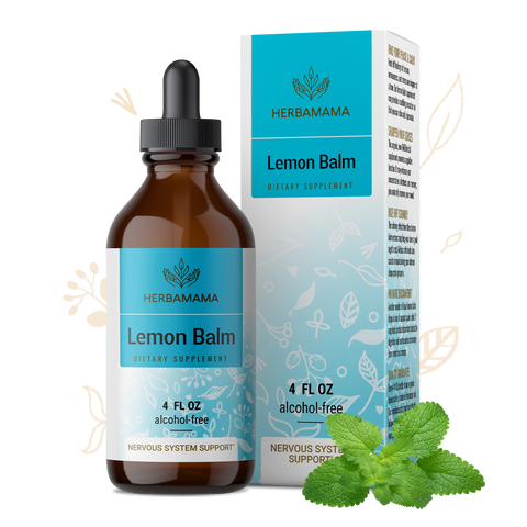 Lemon Balm Liquid Extract - 4 Fl. Oz Bottle
